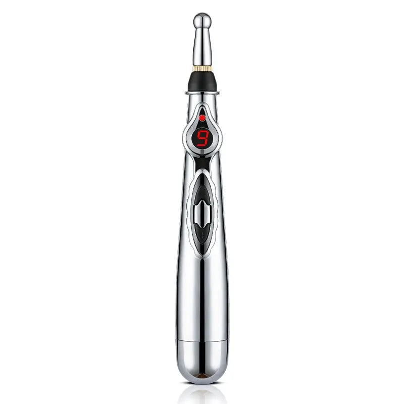 Electronic Acupuncture and Meridian Energy Pen – A versatile massage tool for targeting acupuncture points, providing pain relief and balancing energy. This plastic, battery-free pen is perfect for acupuncture, moxibustion, and meridian massage